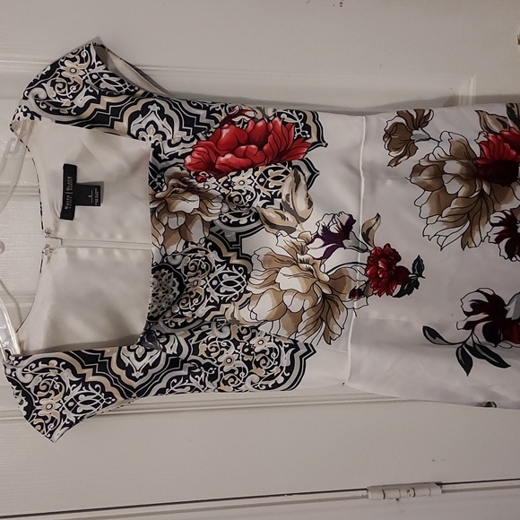 White house black market satin dress - Picture 3 of 6